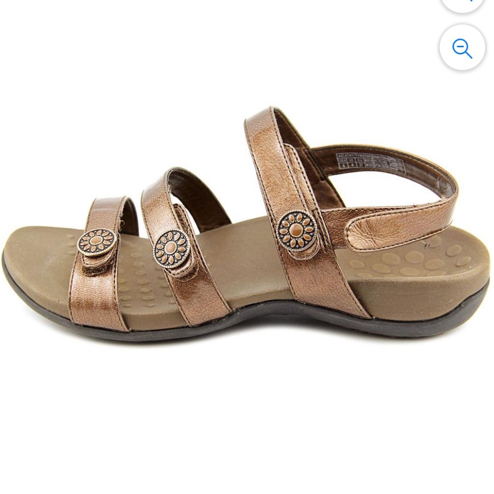 COPY - Vionic Cathy Women W Open-Toe Synthetic Bronze Slingback Sandal